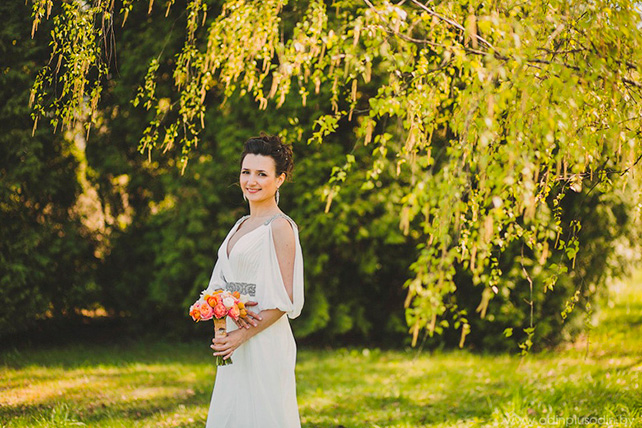 свадьба в духе старины, невеста