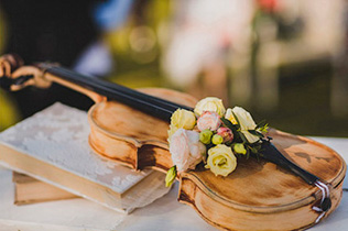 свадьба в духе старины, детали церемонии