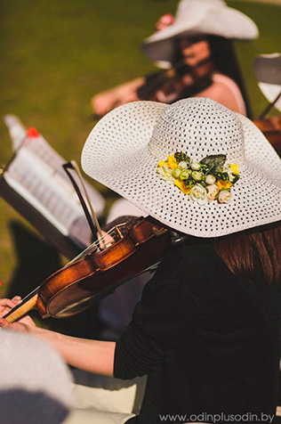 свадьба в духе старины, церемония
