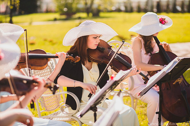 свадьба в духе старины, церемония