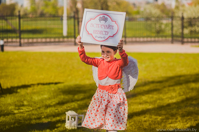 свадьба в духе старины, церемония