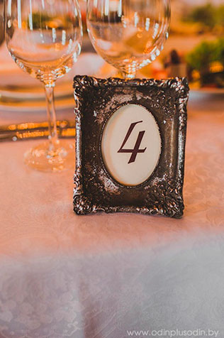 свадьба в духе старины, детали декора