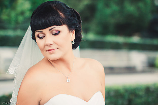 Свадьба в европейском стиле, макияж невесты