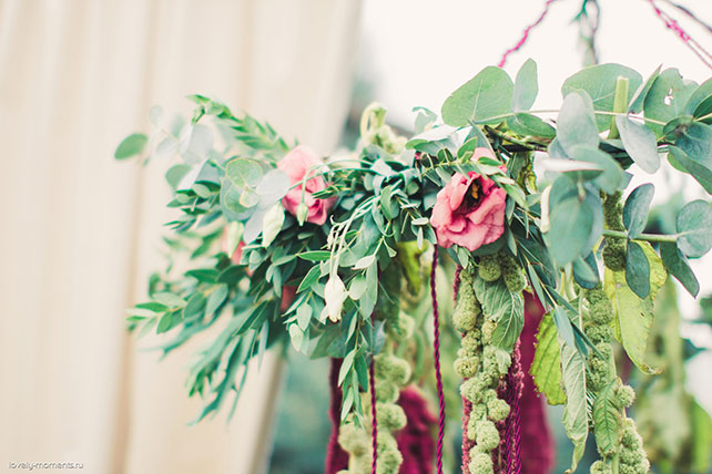 Свадьба в европейском стиле, украшение свадебной арки