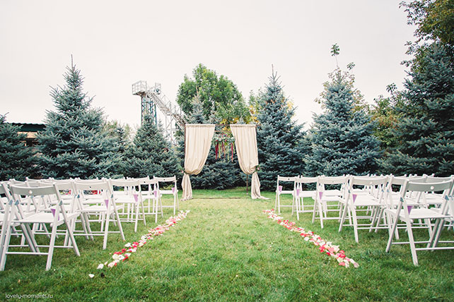 Свадьба в европейском стиле, место церемонии