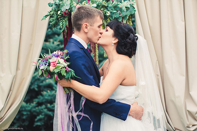 Свадьба в европейском стиле, церемония