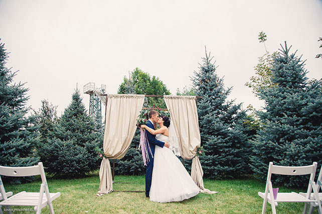 Свадьба в европейском стиле, церемония