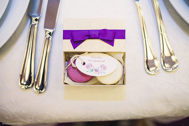 Свадьба в европейском стиле, бонбоньерка