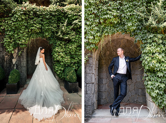 Великолепная свадьба в Испании: Мария и Денис, фотосессия жениха и невесты