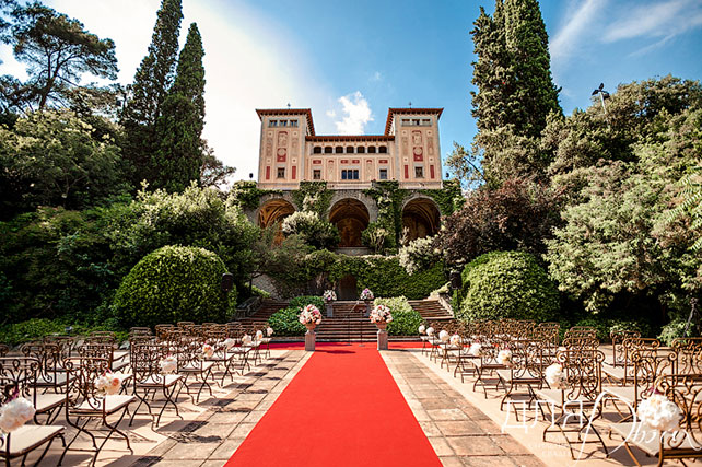 Великолепная свадьба в Испании: Мария и Денис, фотография места торжественной церемонии бракосочетания