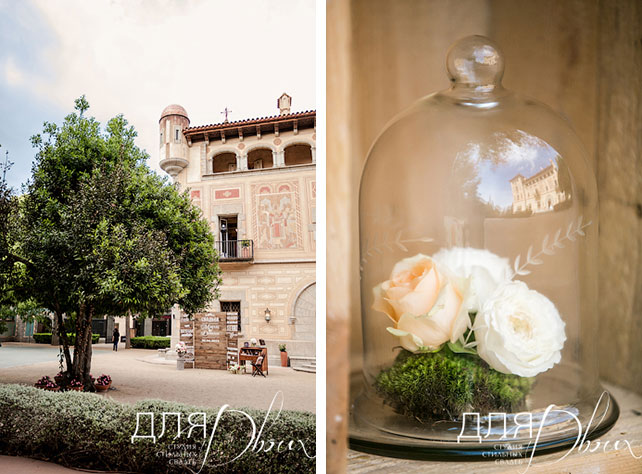 Великолепная свадьба в Испании: Мария и Денис, фотография, место церемонии, цветочный декор свадьбы