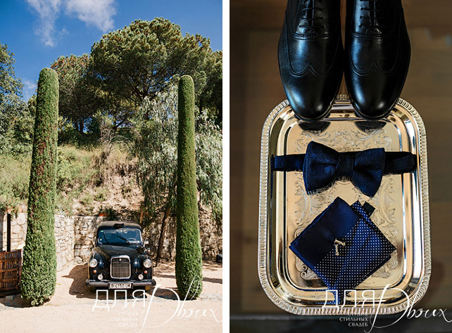 Великолепная свадьба в Испании: Мария и Денис, место церемонии, костюм жениха