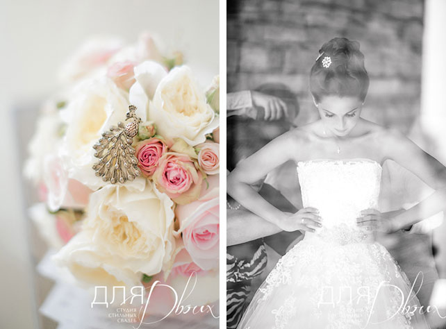 Великолепная свадьба в Испании: Мария и Денис, букет невесты, образ невесты