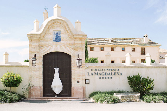 свадьба в испанском замке, отель-замок