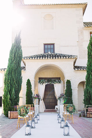 свадьба в испанском замке, место церемонии
