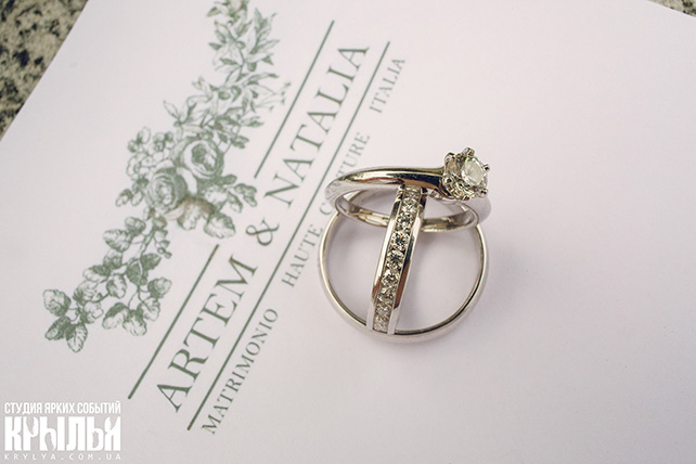 свадьба в Италии, кольца