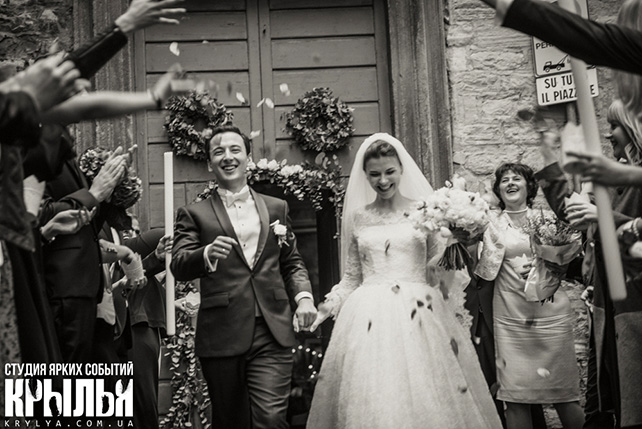 свадьба в Италии, венчание в церкви