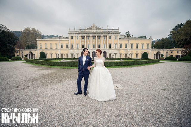 свадьба в Италии, жених и невеста