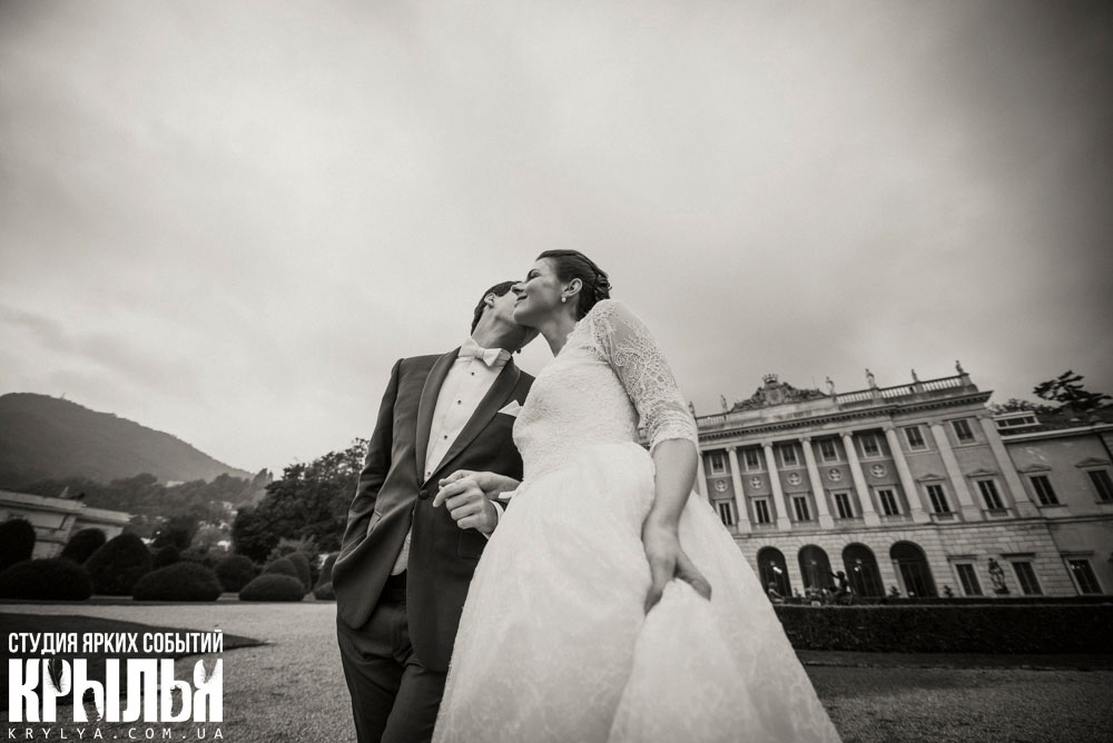 свадьба в Италии, жених и невеста