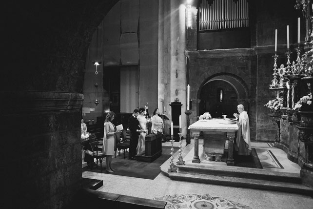 Свадьба в Италии, церемония в соборе