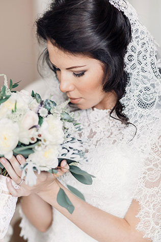 Свадьба Александра и Александры в итальянском стиле, образ невесты