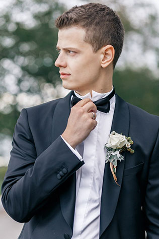 Свадьба Александра и Александры в итальянском стиле, образ жениха