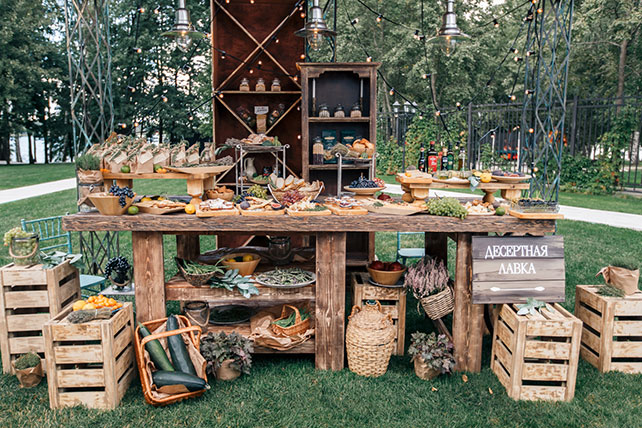 Свадьба Александра и Александры в итальянском стиле, сладкий стол