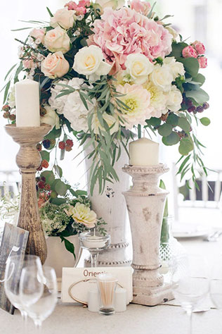 Свадьба Александра и Александры в итальянском стиле, флористика