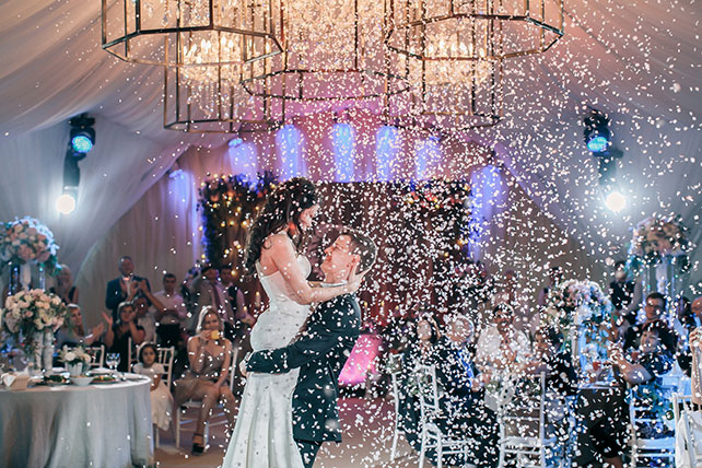 Свадьба Александра и Александры в итальянском стиле, танец молодожен