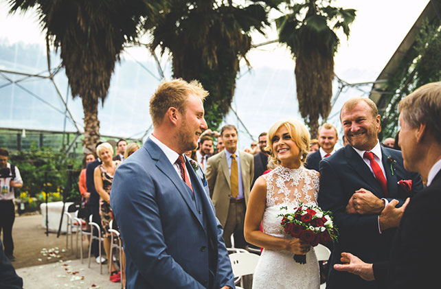 свадьба в оранжерее, церемония