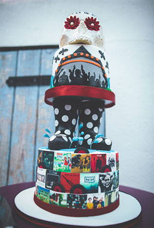 свадьба в оранжерее, торт