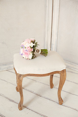 свадьба в пастельных тонах, букет невесты