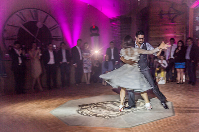 Свадьба в Пьемонте, танец молодожёнов