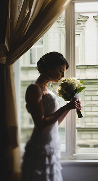 свадьба в Праге, невеста