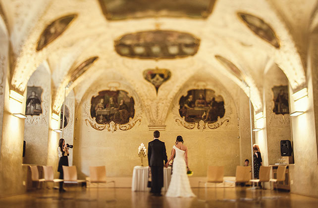 свадьба в Праге, церемония