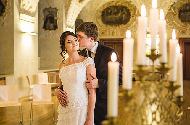 свадьба в Праге, церемония