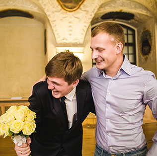 свадьба в Праге, жених