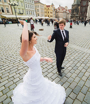 свадьба в Праге, фотосессия