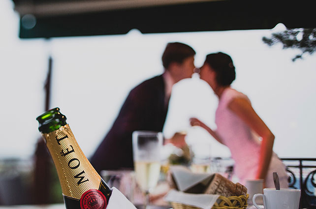 свадьба в Праге, ужин в ресторане