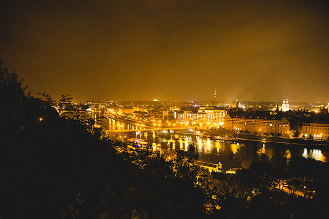 свадьба в Праге, ужин в ресторане