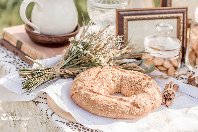 свадьба в разрушенной усадьбе, декор фотосессии