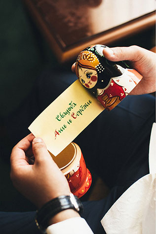 свадьба в русском стиле, детали свадьбы