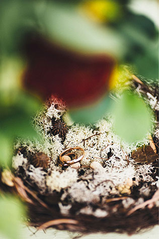 свадьба в русском стиле, кольца