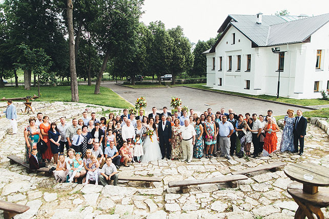 свадьба в русском стиле, гости на свадьбе