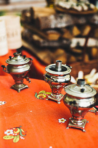 свадьба в русском стиле, детали свадьбы