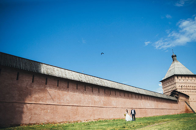 свадьба в русском стиле, жених и невеста