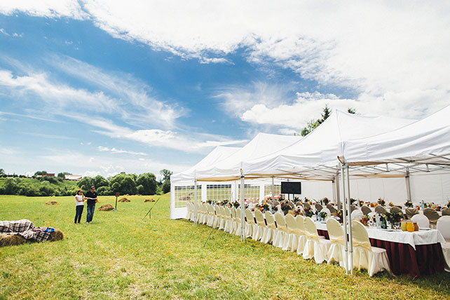свадьба в русском стиле, второй день