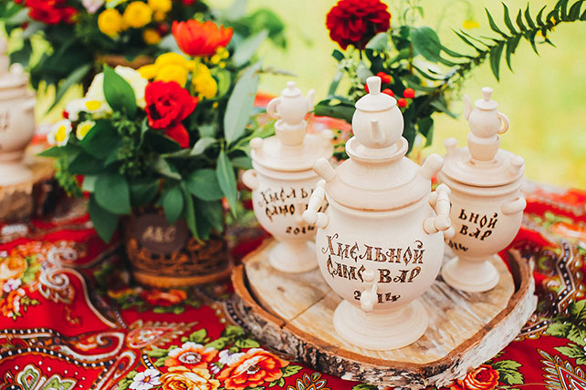 свадьба в русском стиле, второй день