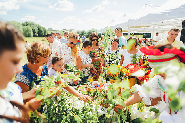 свадьба в русском стиле, второй день