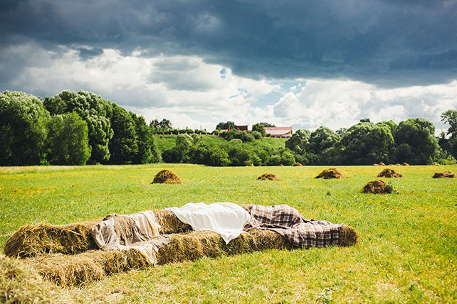 свадьба в русском стиле, второй день